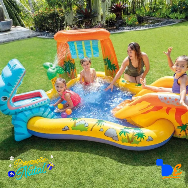 Piscina Playground infantil WetSet™ + Kit 5 Lança-Água 35cm de Brinde! | O verão mais divertido está aqui!