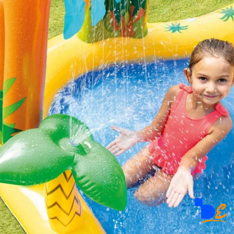 Piscina Playground infantil WetSet™ + Kit 5 Lança-Água 35cm de Brinde! | O verão mais divertido está aqui!