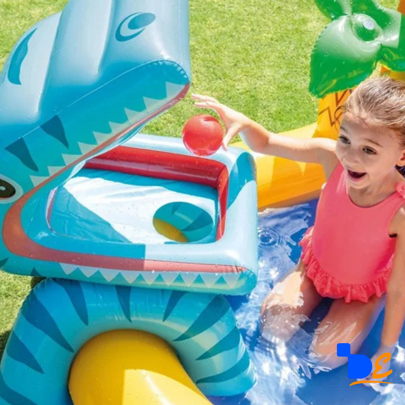 Piscina Playground infantil WetSet™ + Kit 5 Lança-Água 35cm de Brinde! | O verão mais divertido está aqui!