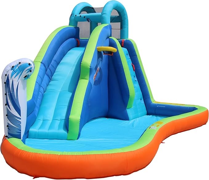 [ÚLTIMAS UNIDADES] Escorregador aquático inflável SurfSplash™ - Seu parque aquático em casa