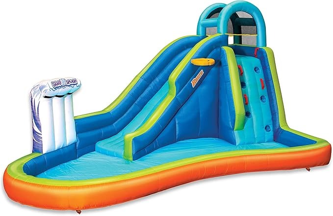 [ÚLTIMAS UNIDADES] Escorregador aquático inflável SurfSplash™ - Seu parque aquático em casa